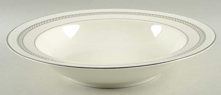 Heirloom Platinum 10" Round Vegetable Bowl by Mikasa-1