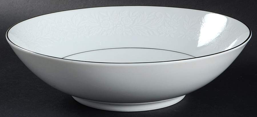 Bridal Wreath 9" Round Vegetable Bowl by Modern China & Table Institute-1