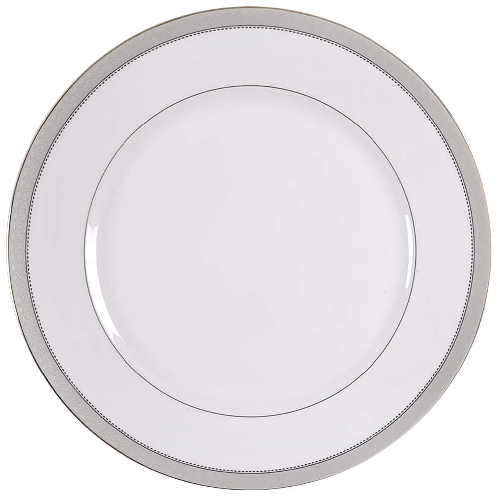 Platinum Crown 12" Chop Plate (Round Platter) by Mikasa-1