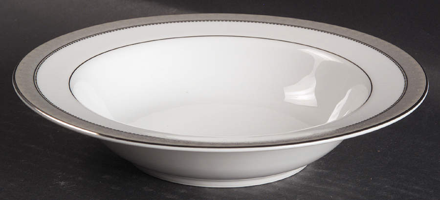 Platinum Crown Rim Fruit/Dessert (Sauce) Bowl by Mikasa-1