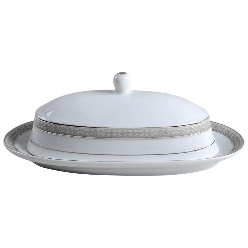 Platinum Crown 1/4 Lb Covered Butter by Mikasa-1