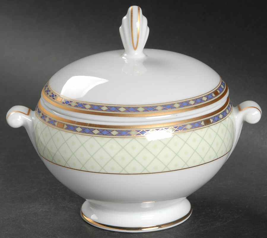 Roman Jewel Sugar Bowl & Lid by Mikasa-1