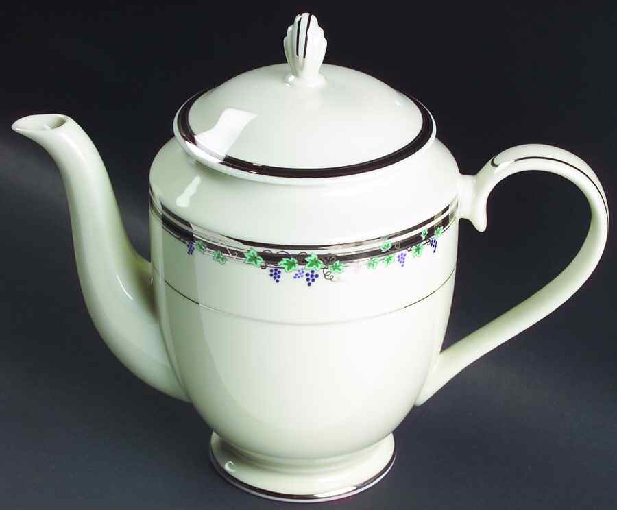 Sonoma Platinum Coffee Pot & Lid by Mikasa-1