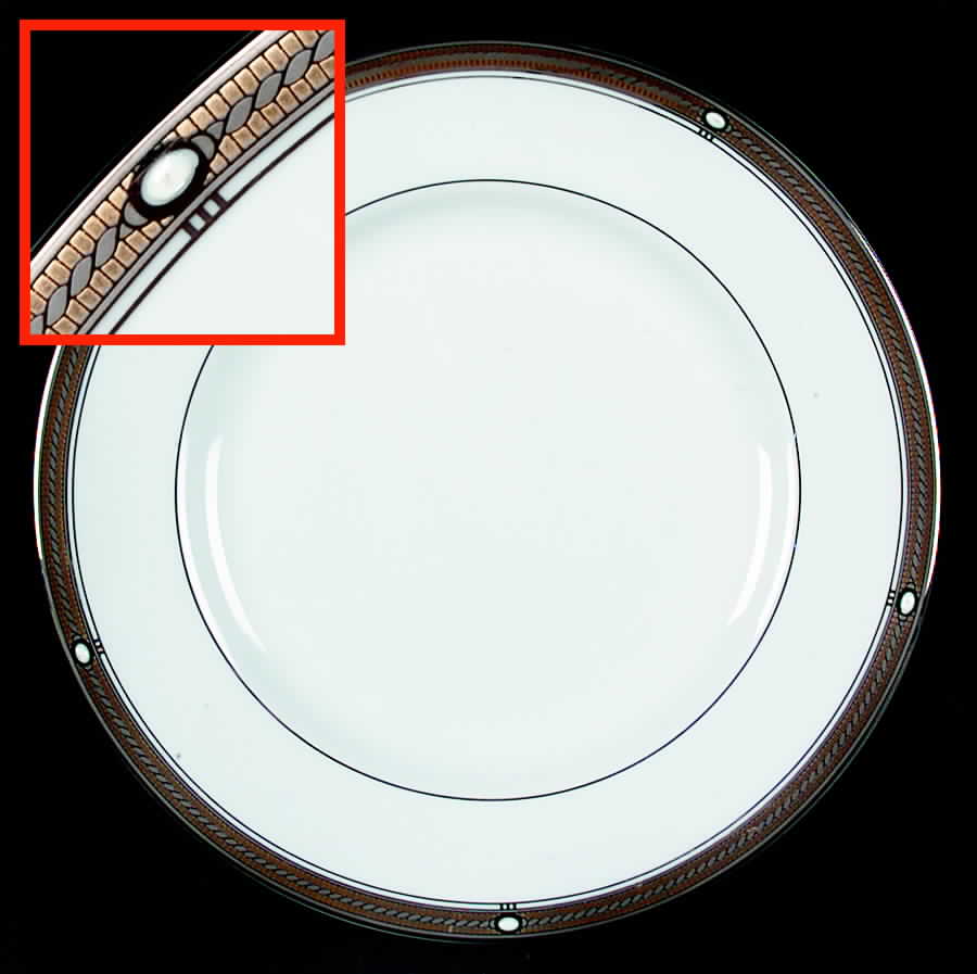 Pearl Ridge Salad Plate by Mikasa-1