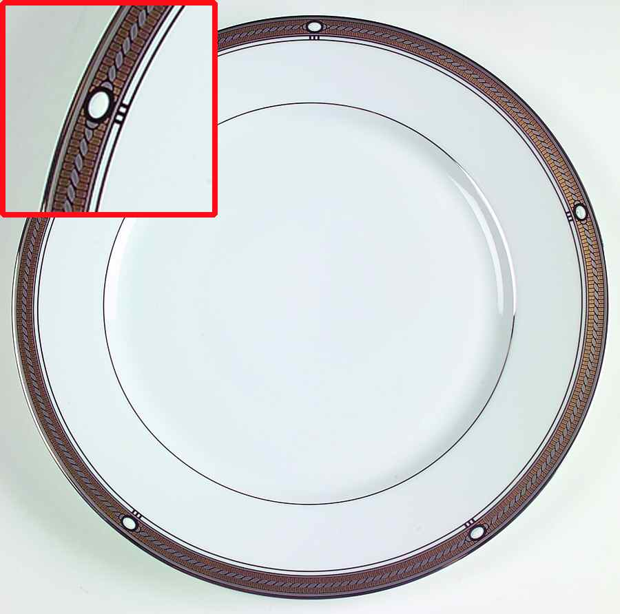 Pearl Ridge Dinner Plate by Mikasa-1