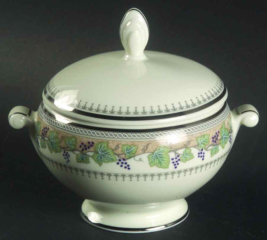 Beaujolias Sugar Bowl & Lid by Mikasa-1