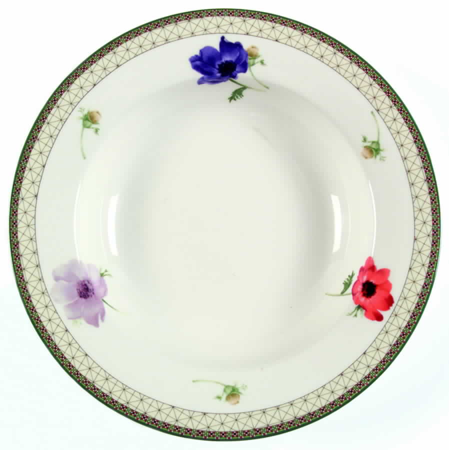Poppy Memory Large Rim Soup Bowl by Mikasa-1