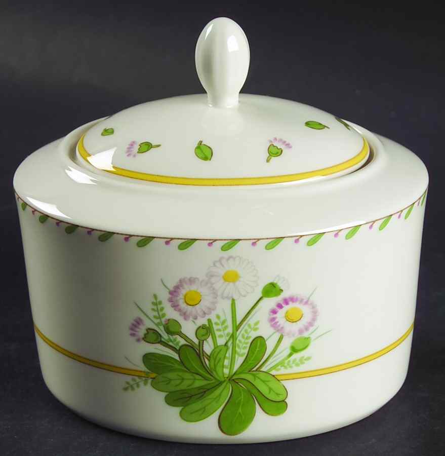 Daisy Place Sugar Bowl & Lid by Mikasa-1