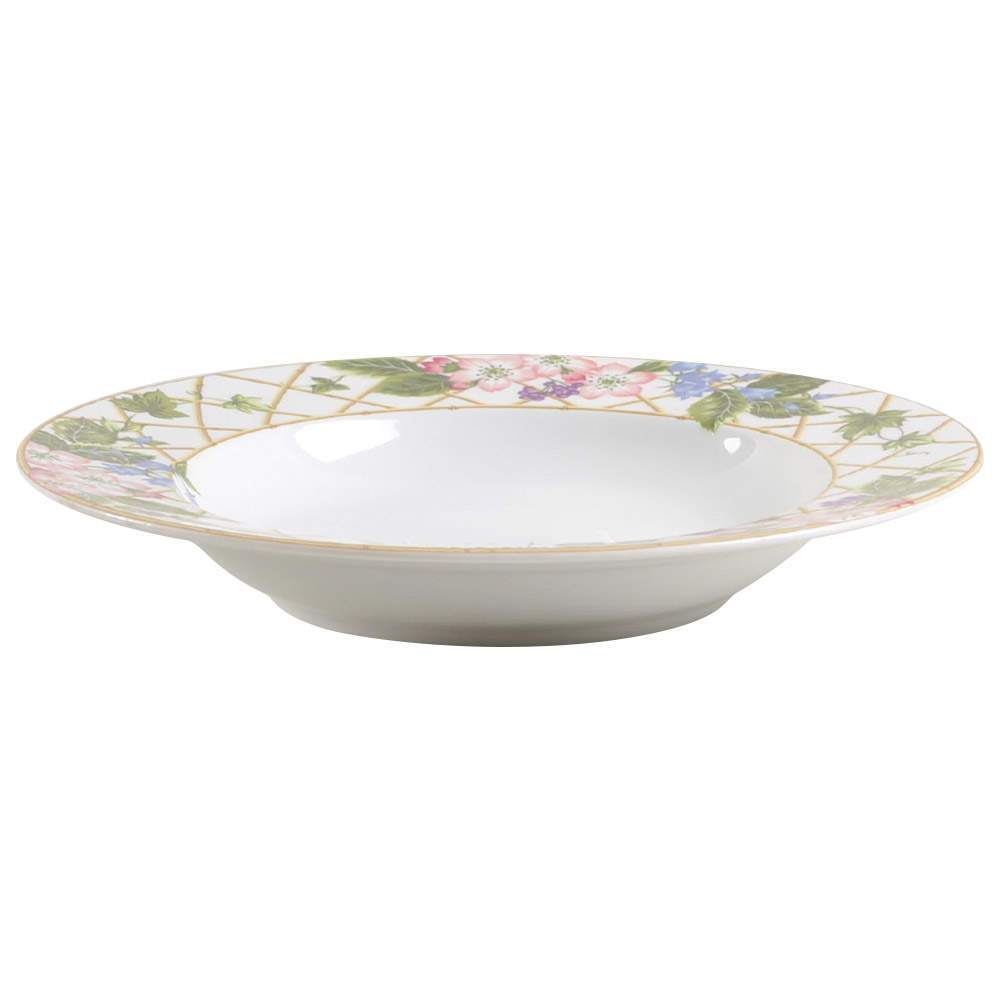 Floral Brocade Large Rim Soup Bowl by Mikasa-1