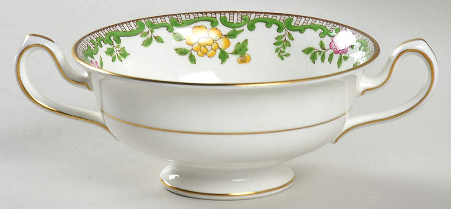 S406 Footed Cream Soup Bowl by Minton-1