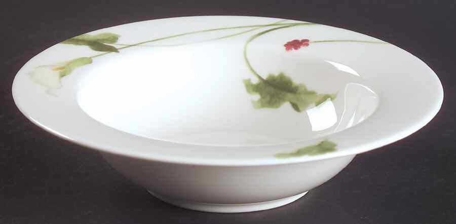 Classic Calla Rim Fruit/Dessert (Sauce) Bowl by Mikasa-1