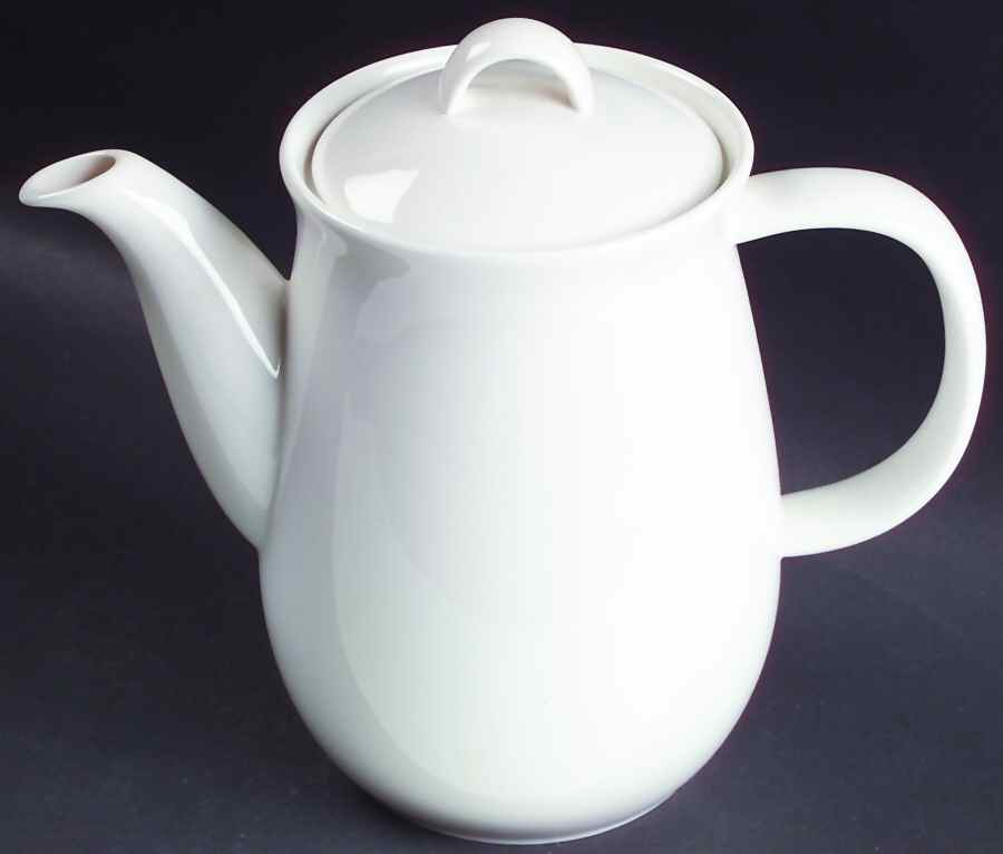 Arctic White Coffee Pot & Lid by Mikasa-1