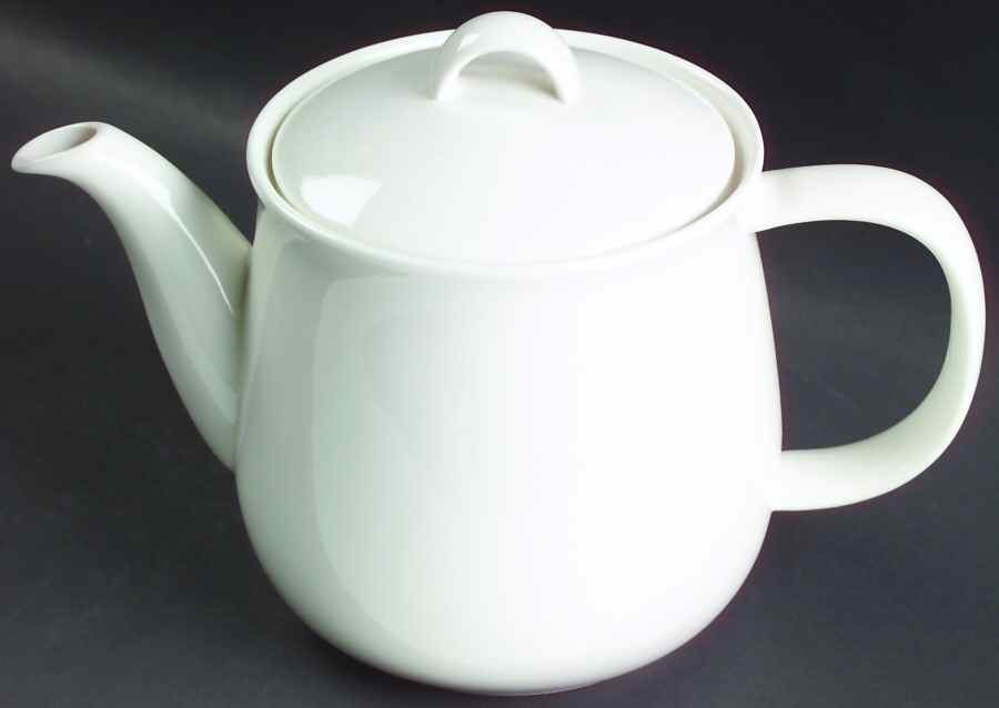 Arctic White Teapot & Lid by Mikasa-1