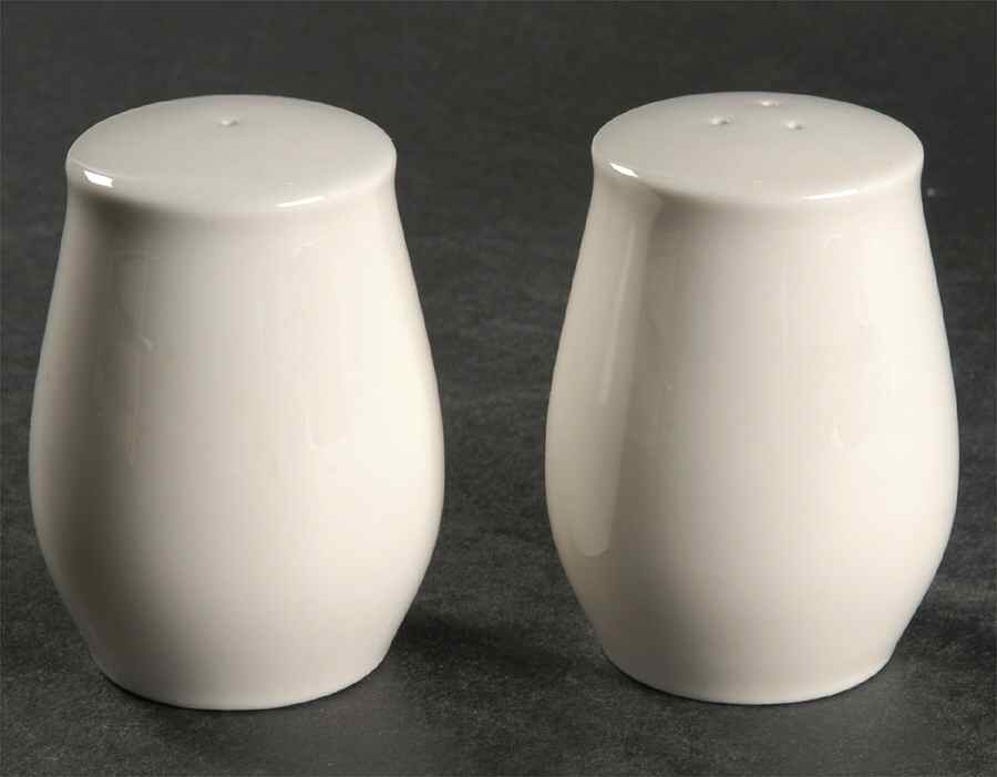 Arctic White Salt & Pepper Set by Mikasa-1