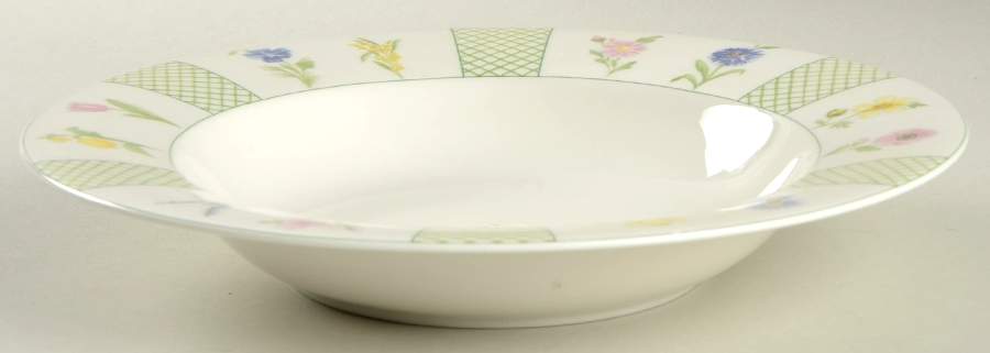 Floral Gallery Large Rim Soup Bowl by Mikasa-1