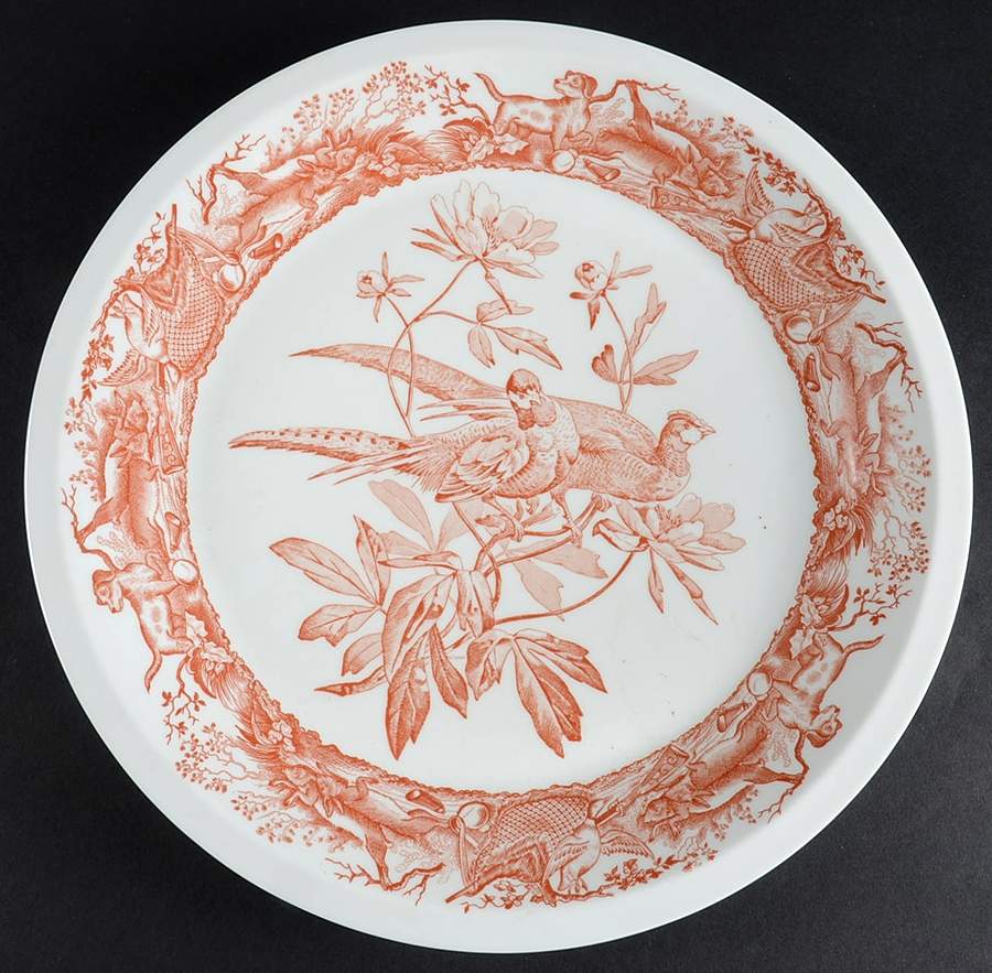 MOT28 12" Chop Plate (Round Platter) by Mottahedeh-1