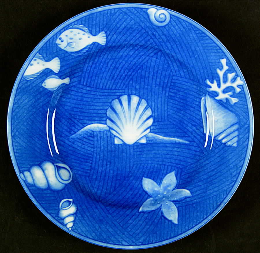 Sea Shore Salad Plate by Mikasa-1