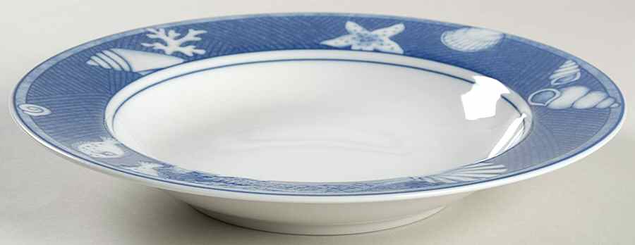 Sea Shore Rim Soup Bowl by Mikasa-1