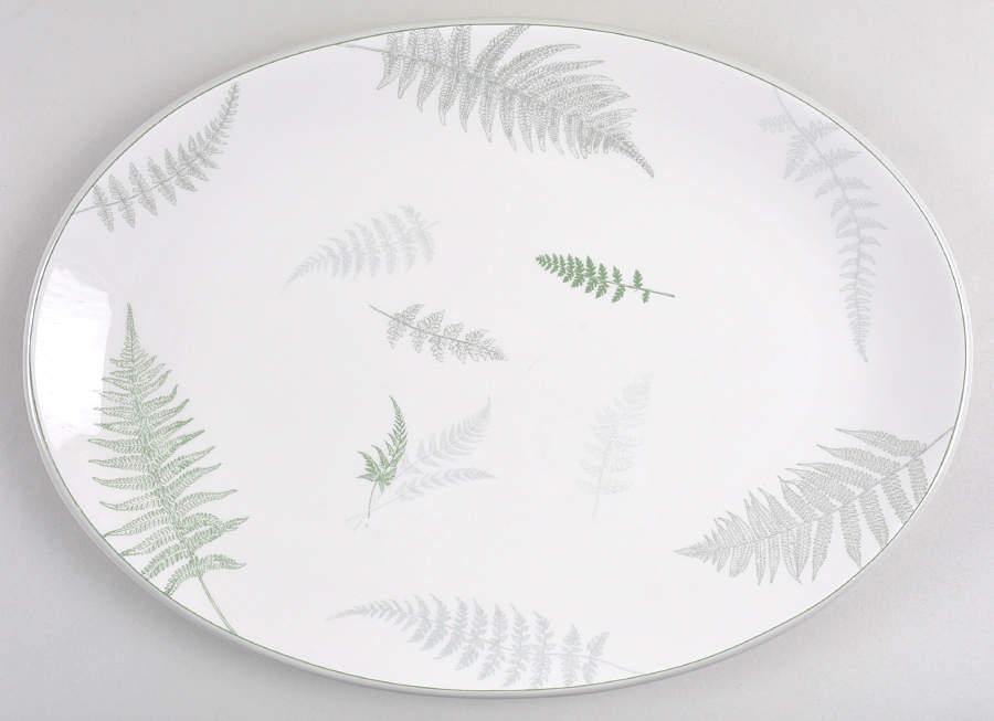 Fern Forest 15" Oval Serving Platter by Mikasa-1