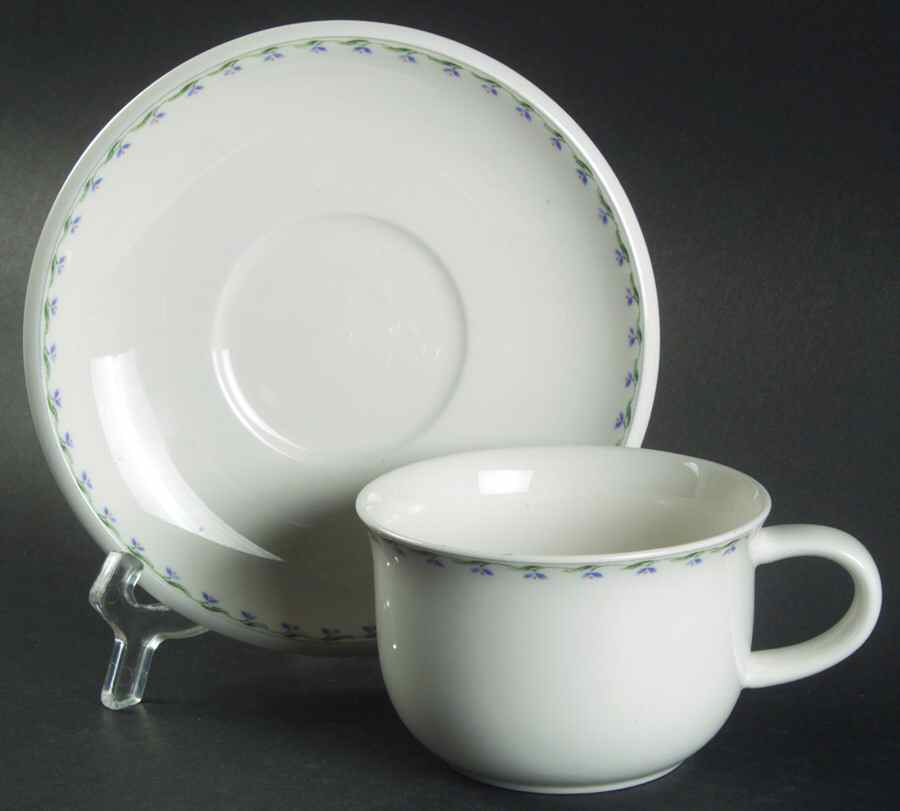 Petite Blossom Flat Cup & Saucer Set by Mikasa-1