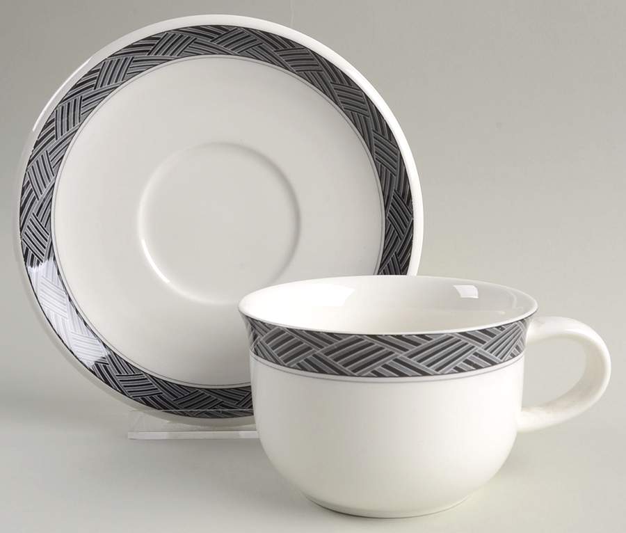 Evening Dress Flat Cup & Saucer Set by Mikasa-1