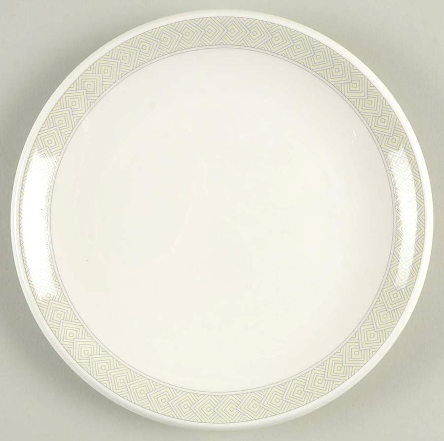 Diamond Chain Salad Plate by Mikasa-1