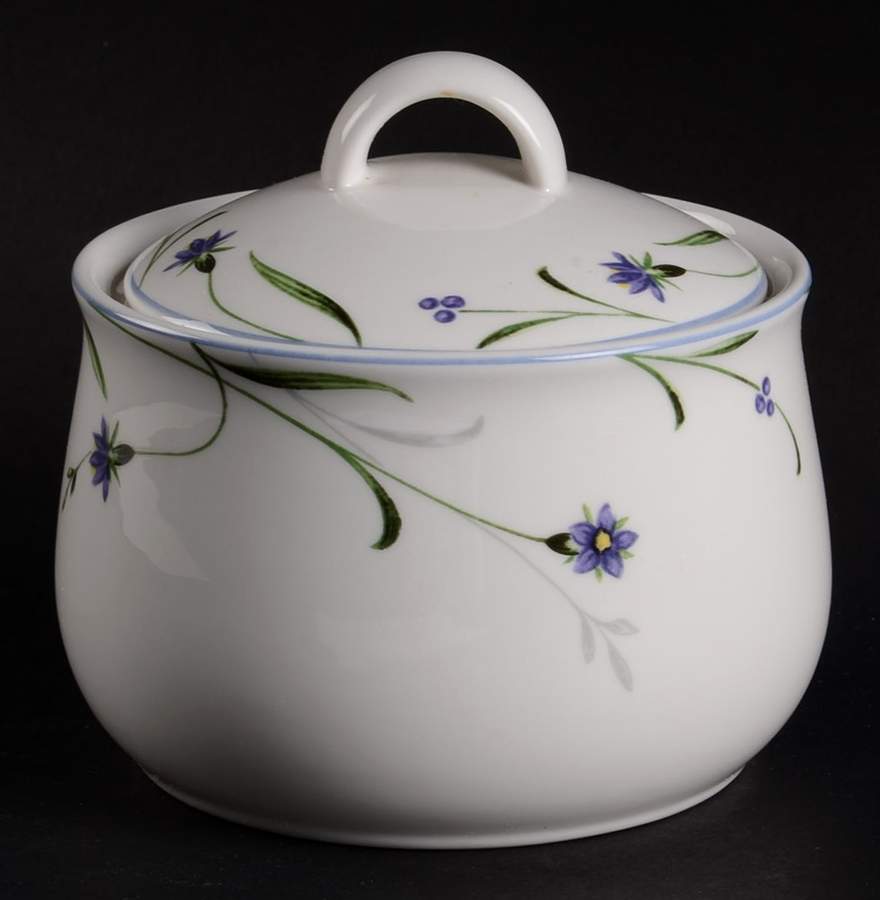 Meadow Sweet Sugar Bowl & Lid by Mikasa-1