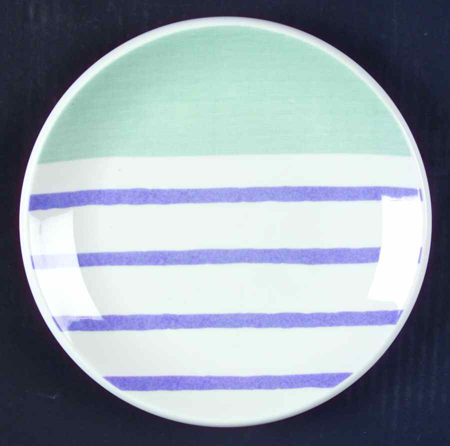 Regimental Stripes Salad Plate by Mikasa-1