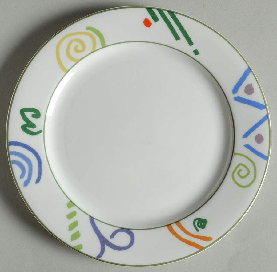 Graffiti Bread & Butter Plate by Mikasa-1