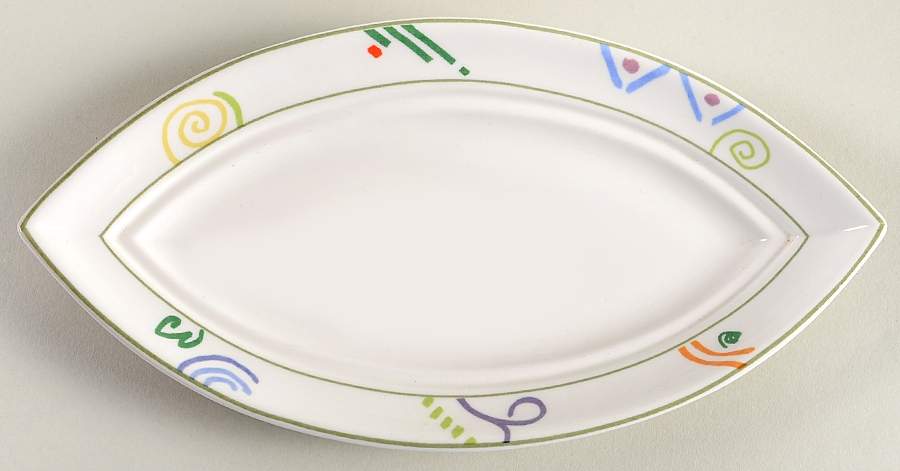 Graffiti Butter Tray by Mikasa-1
