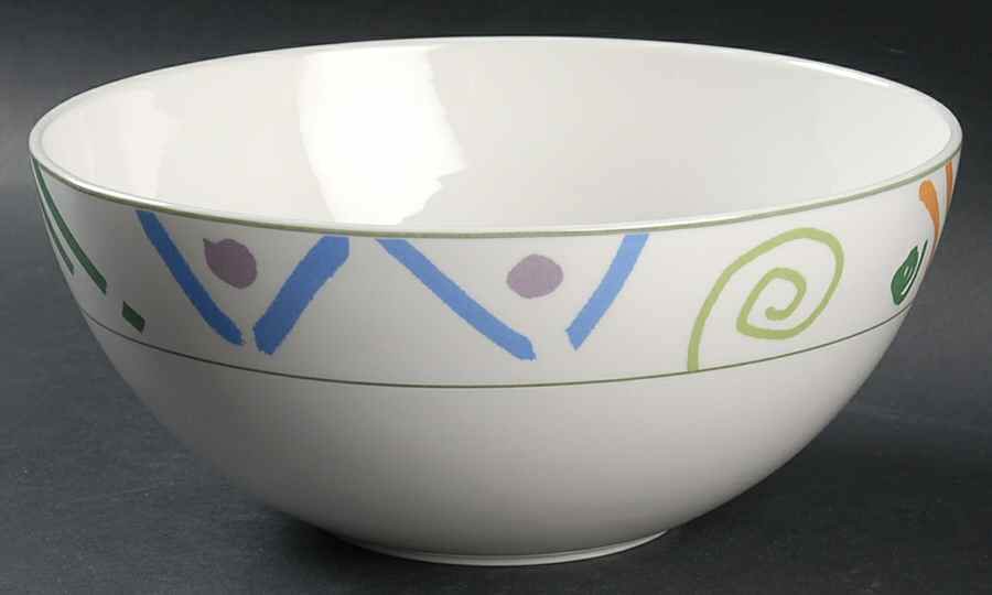 Graffiti 8" Round Vegetable Bowl by Mikasa-1