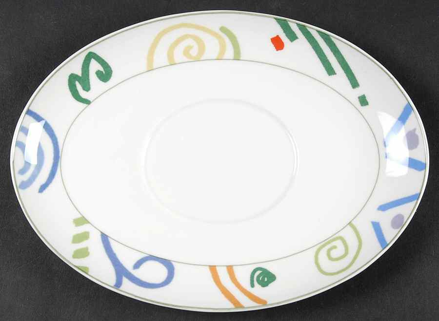 Graffiti Underplate for Gravy Boat by Mikasa-1