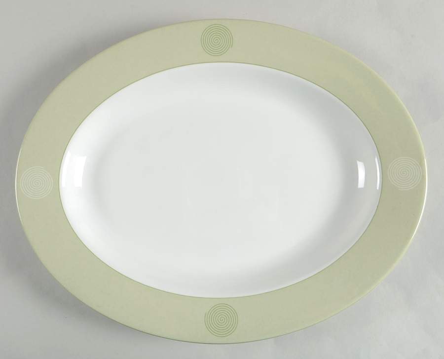High Point 14" Oval Serving Platter by Mikasa-1