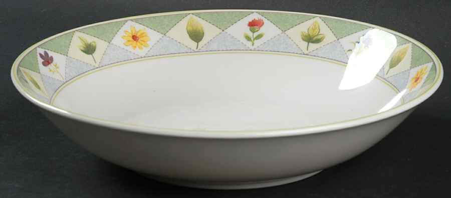 Wood Flowers Coupe Soup Bowl by Mikasa-1