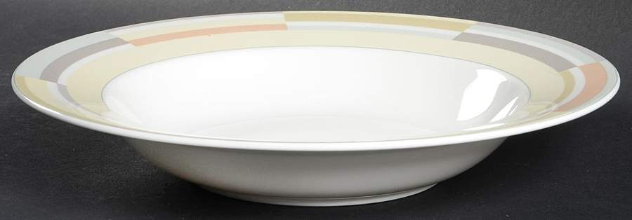 Roulette Rim Soup Bowl by Mikasa-1