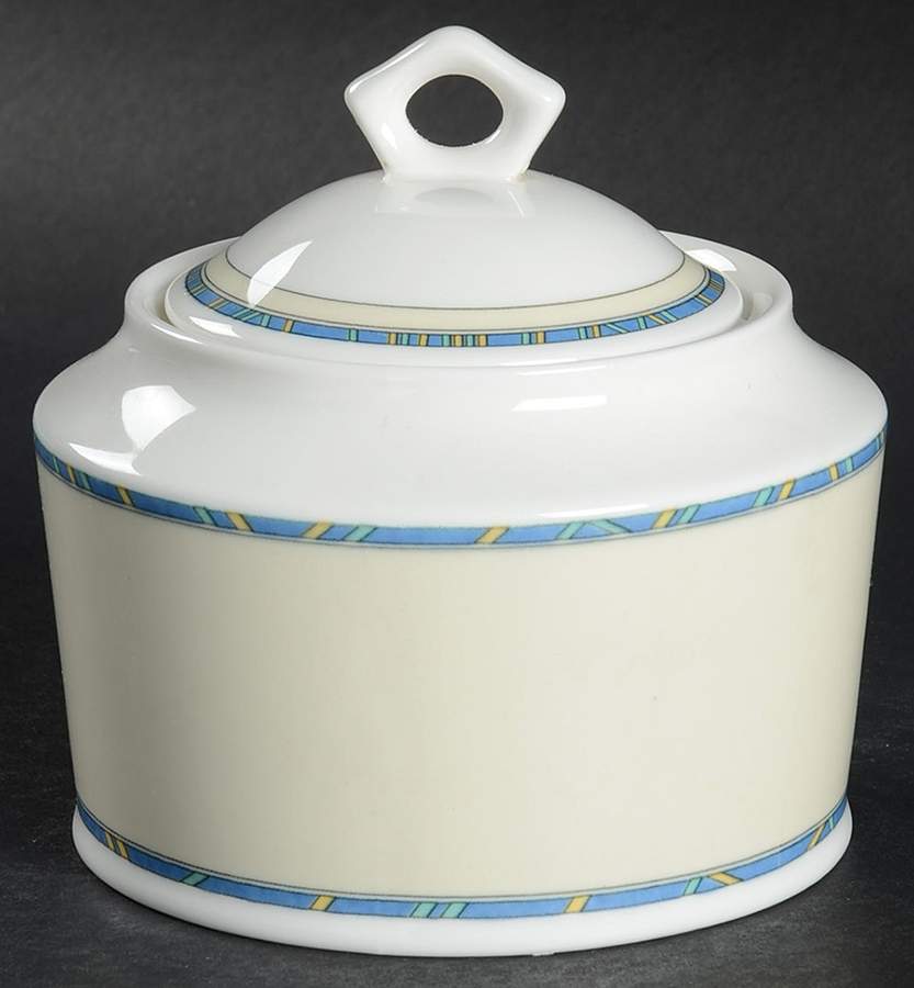Ultima Ivory Sugar Bowl & Lid by Mikasa-1