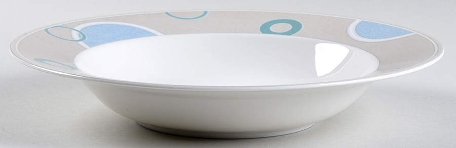 Pastel Sky Large Rim Soup Bowl by Mikasa-1