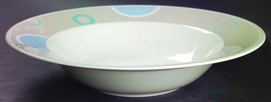Pastel Sky 10" Round Vegetable Bowl by Mikasa-1