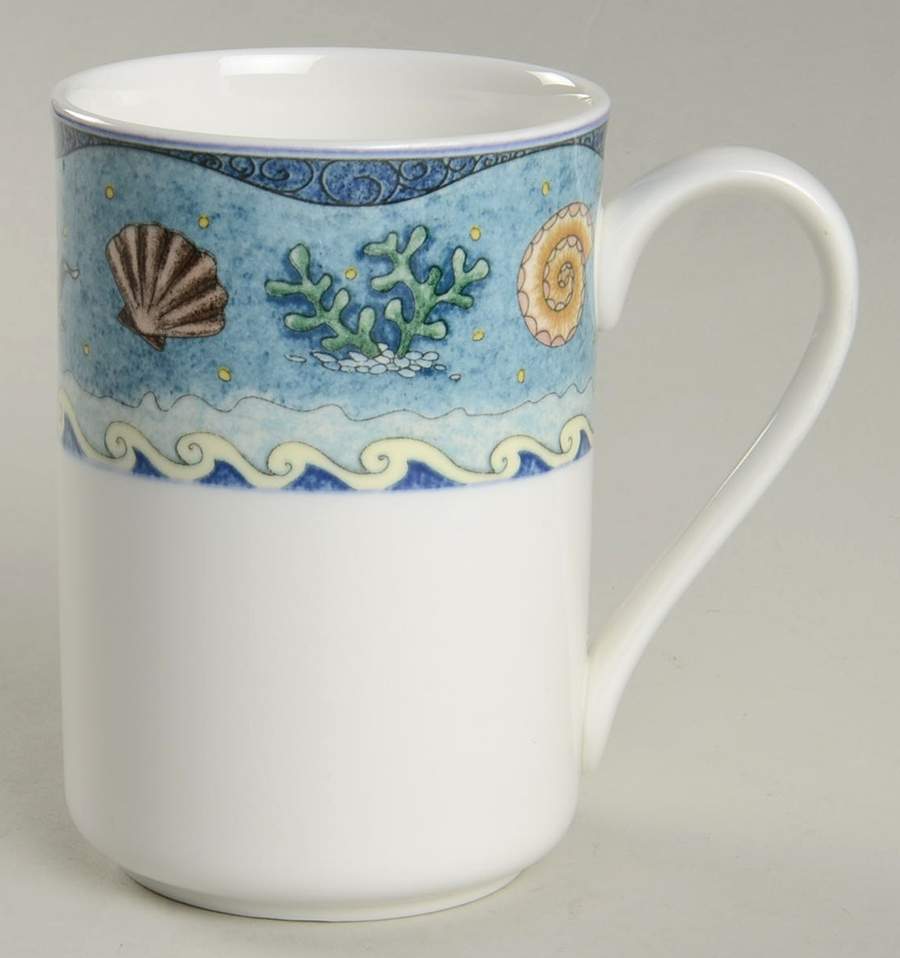 Ocean Medley Cappuccino Mug by Mikasa-1