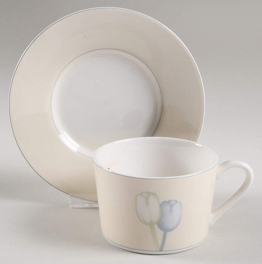 Spring Classic Flat Cup & Saucer Set by Mikasa-1