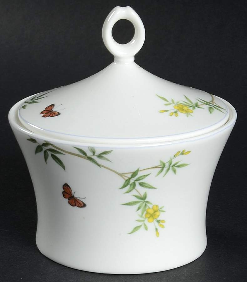 Butterfly Fancy Sugar Bowl & Lid by Mikasa-1
