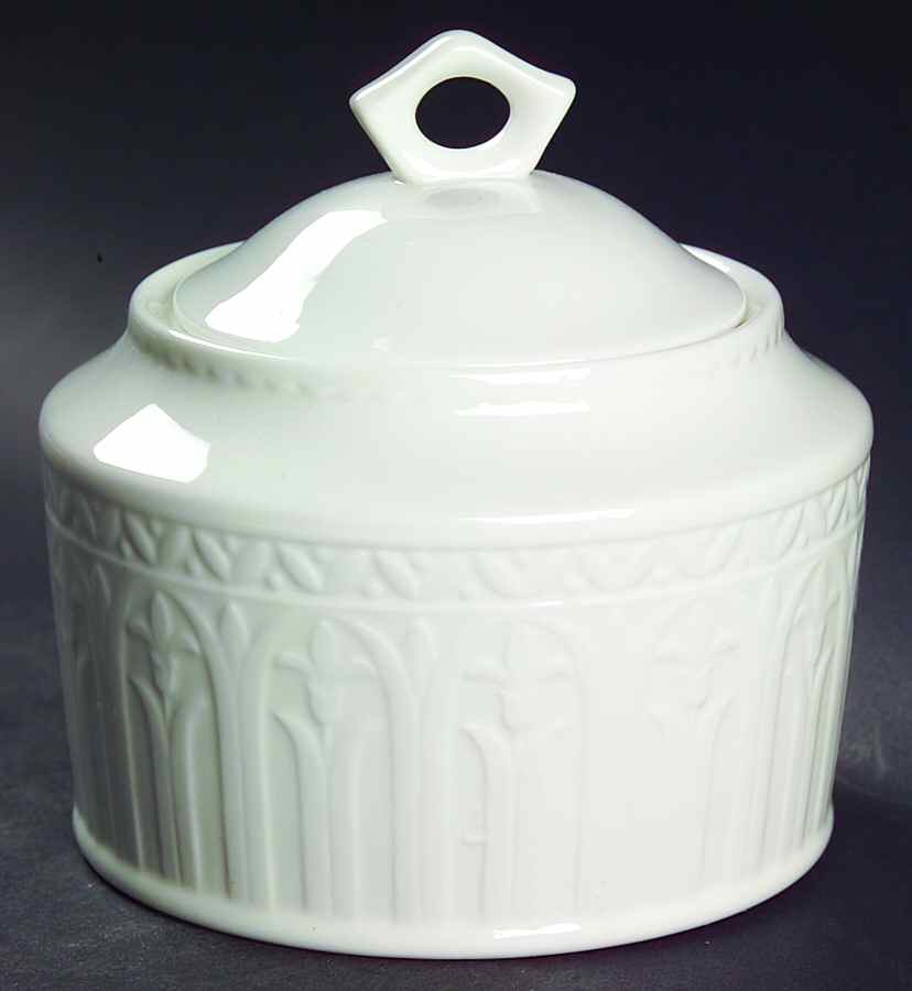 Casa Blanca Sugar Bowl & Lid by Mikasa-1