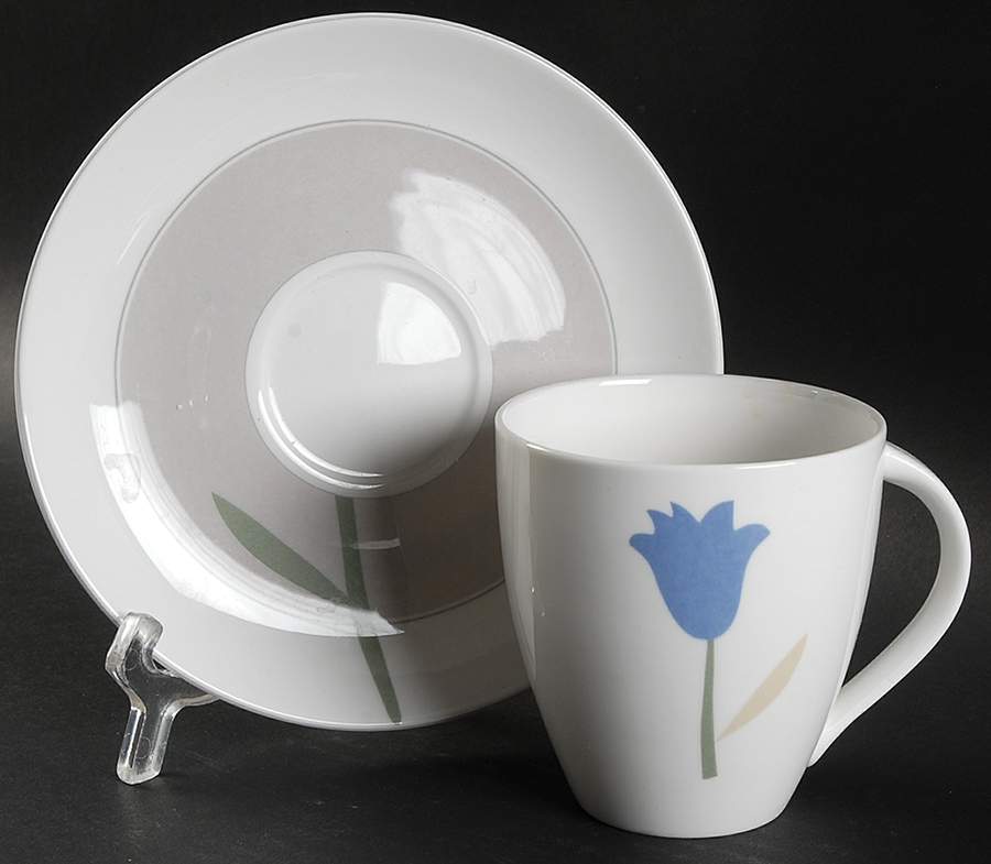 Maggi Flat Cup & Saucer Set by Mikasa-1