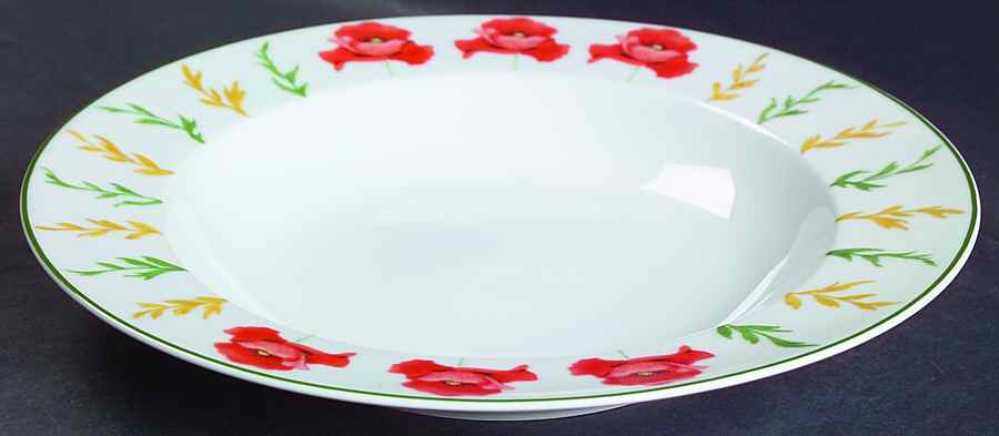 Wild Flowers Large Rim Soup Bowl by Mikasa-1