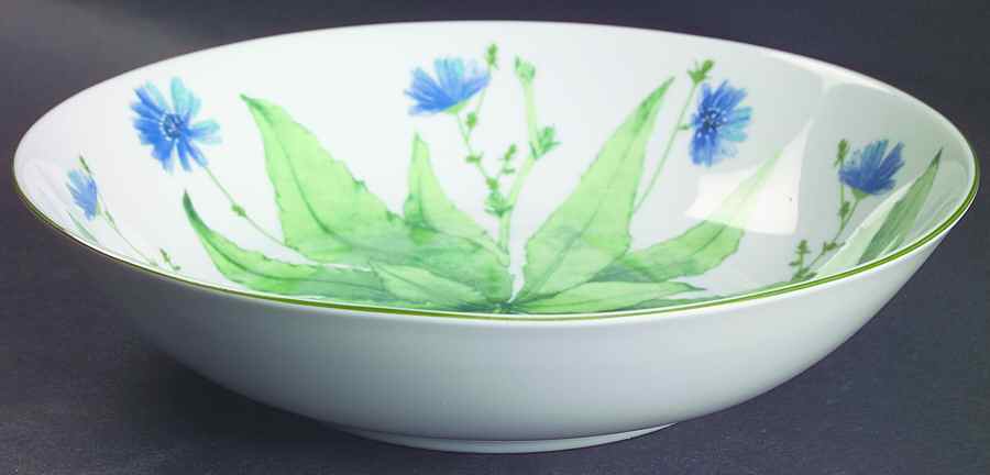 Wild Flowers Shallow Round Vegetable Bowl by Mikasa-1
