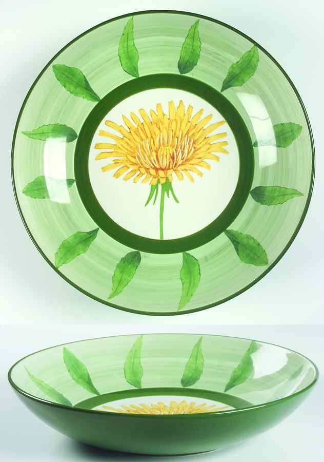 Wild Flowers 14" Pasta Serving Bowl by Mikasa-1