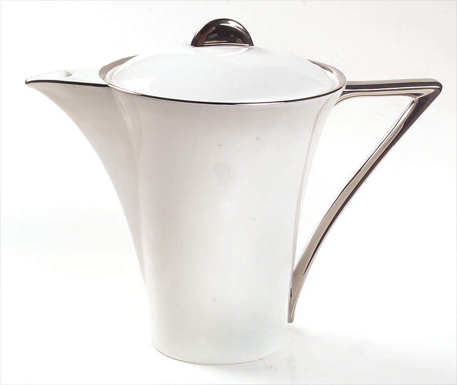 Deco Platinum Coffee Pot & Lid by Mikasa-1