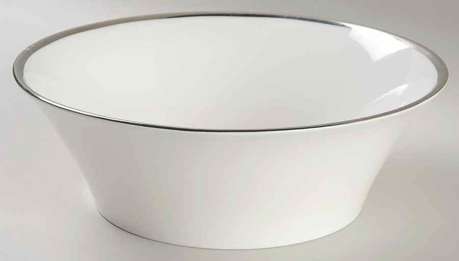 Deco Platinum 8" Round Vegetable Bowl by Mikasa-1