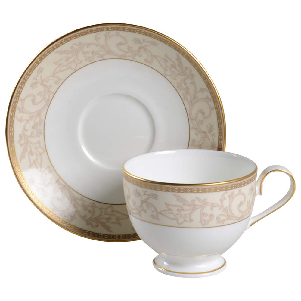 Buckingham Footed Cup & Saucer Set by Mikasa-1