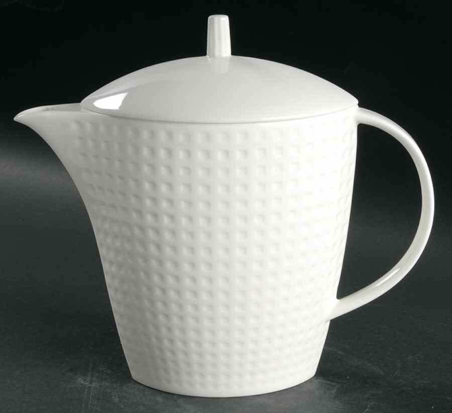 Detail White Coffee Pot & Lid by Mikasa-1